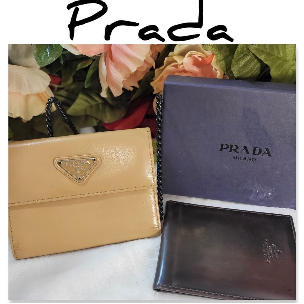 Prada Bundle 2pc wallet Set STUNNING GREAT DEAL